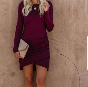 Vic dolls sold out dress maroon